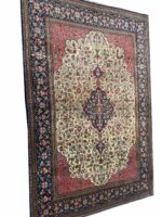 Masterpiece High-Density Persian Tabriz 50+ Raj Fine Hand-Knotted Carpet – Item No. 287 - Image 5