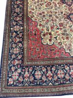 Masterpiece High-Density Persian Tabriz 50+ Raj Fine Hand-Knotted Carpet – Item No. 287 - Image 3