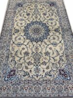Exquisite Fine Nain Wool & Silk Hand-Knotted Persian Carpet – Item No. 290 - Image 8