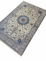 Exquisite Fine Nain Wool & Silk Hand-Knotted Persian Carpet – Item No. 290 - Image 6
