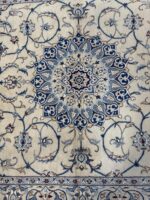 Exquisite Fine Nain Wool & Silk Hand-Knotted Persian Carpet – Item No. 290 - Image 4