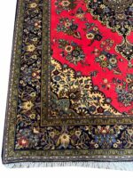 Elegant Fine Persian Qum (Qhoom) Kork Wool & Silk Hand-Knotted Carpet – Item No. 291 - Image 8