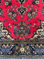 Elegant Fine Persian Qum (Qhoom) Kork Wool & Silk Hand-Knotted Carpet – Item No. 291 - Image 7