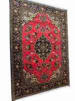Elegant Fine Persian Qum (Qhoom) Kork Wool & Silk Hand-Knotted Carpet – Item No. 291 - Image 5