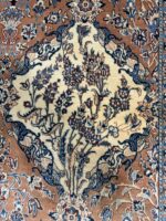 Masterpiece Persian Nain 4-La Wool & Silk Hand-Knotted Carpet – Item No. 296 - Image 7