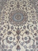 Fine Persian Nain Wool & Silk Hand-Knotted Carpet – Item No. 299 - Image 4