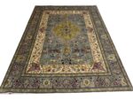 Vintage Fine Persian Tabriz Pictorial Hunting Scene Hand-Knotted Carpet – Item No. 300