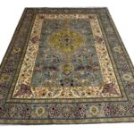 Vintage Fine Persian Tabriz Pictorial Hunting Scene Hand-Knotted Carpet – Item No. 300