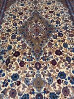 Fine Persian Mood (Mud) Hand-Knotted Carpet – Antique Gold & Earth Tone Palette (Item 301) - Image 6