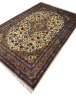 Fine Persian Mood (Mud) Hand-Knotted Carpet – Antique Gold & Earth Tone Palette (Item 301) - Image 4