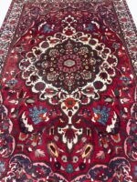 Magnificent Handwoven Bakhtiari Tribal Medallion Carpet – Authentic Persian Wool Rug – Item 227 - Image 2