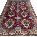 Handcrafted Fine Geometric Tabriz Persian Rug – Item #151