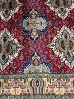 Handcrafted Fine Geometric Tabriz Persian Rug – Item #151 - Image 4