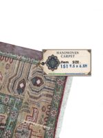 Handcrafted Fine Geometric Tabriz Persian Rug – Item #151 - Image 2