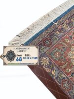 Premium Handwoven Authentic Tabriz Rug (50 Raj, High-Grade Kork Wool) – Item #68 - Image 9